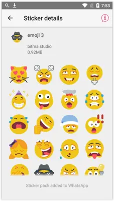 emoji stickers android App screenshot 4